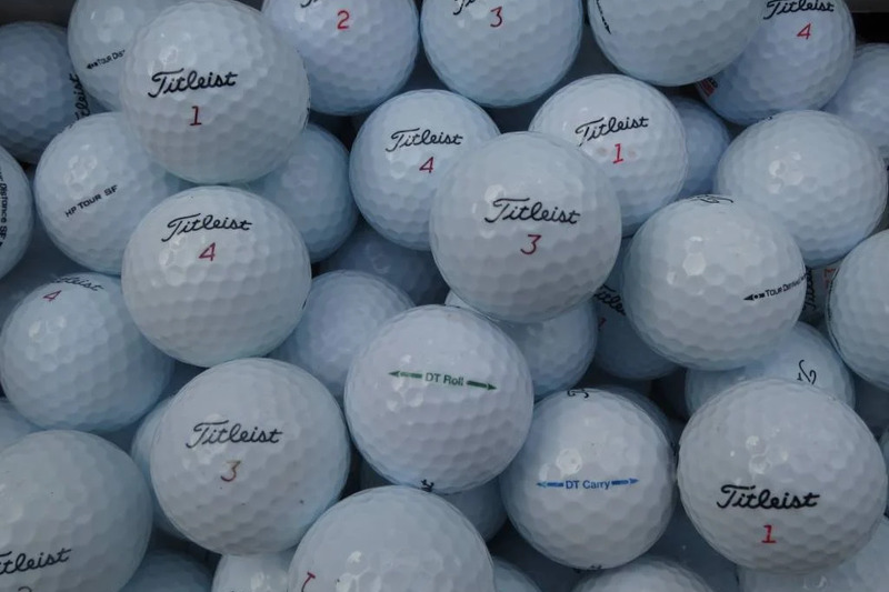 Korting op gebruikte Titleist golfballen!!
